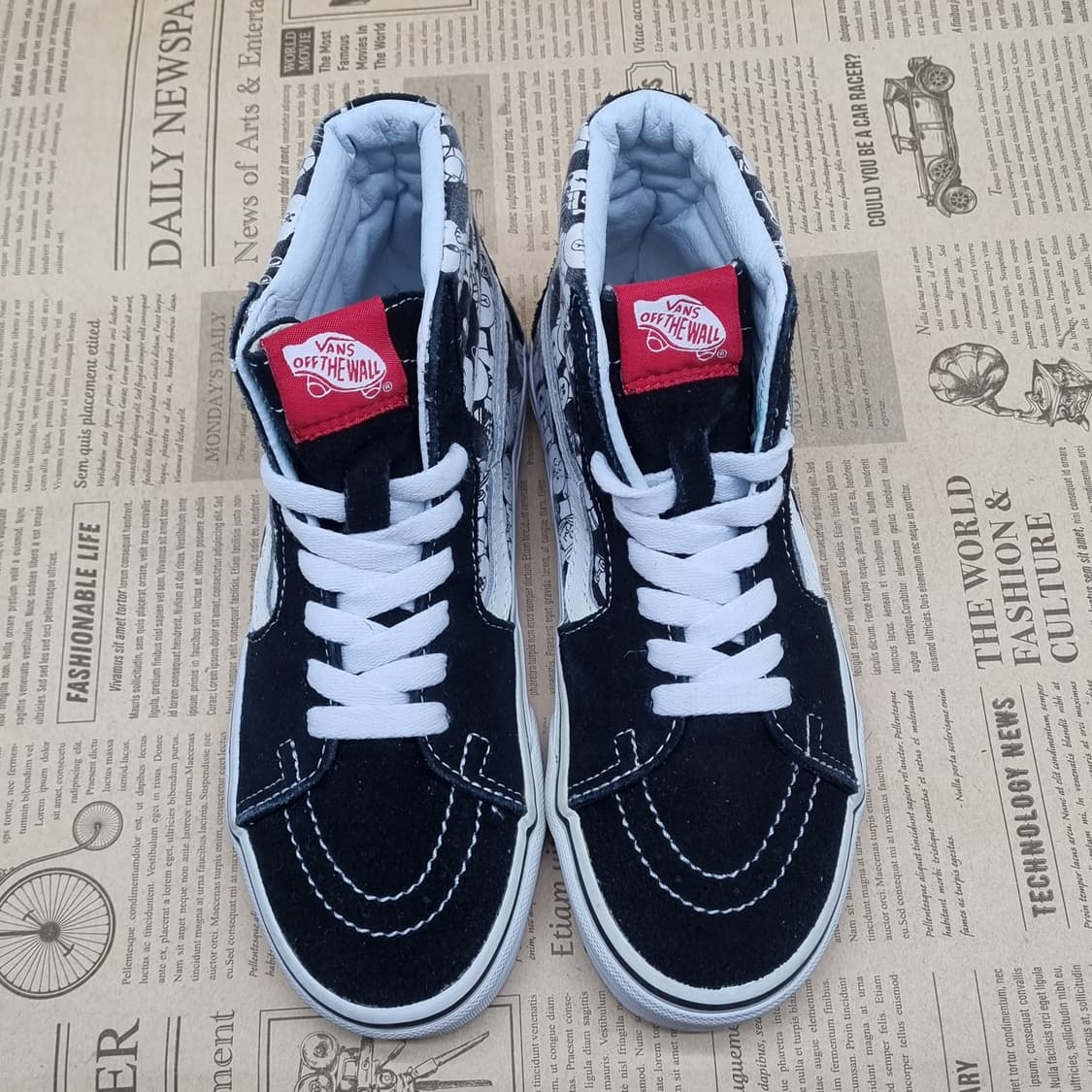 반스 스케이트 라인프렌즈 아동하이탑215 상품이미지2