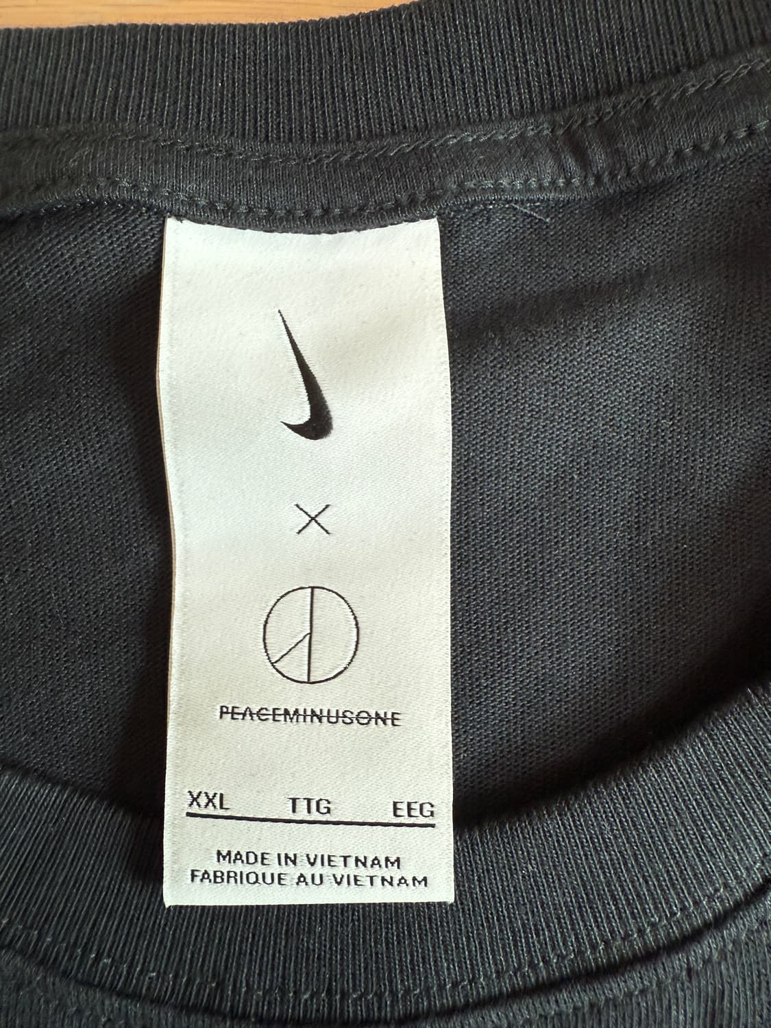 [XXL] 나이키 피스마이너스원 피마원 롱슬리브 긴팔 티셔츠 블랙 지디 상품이미지5