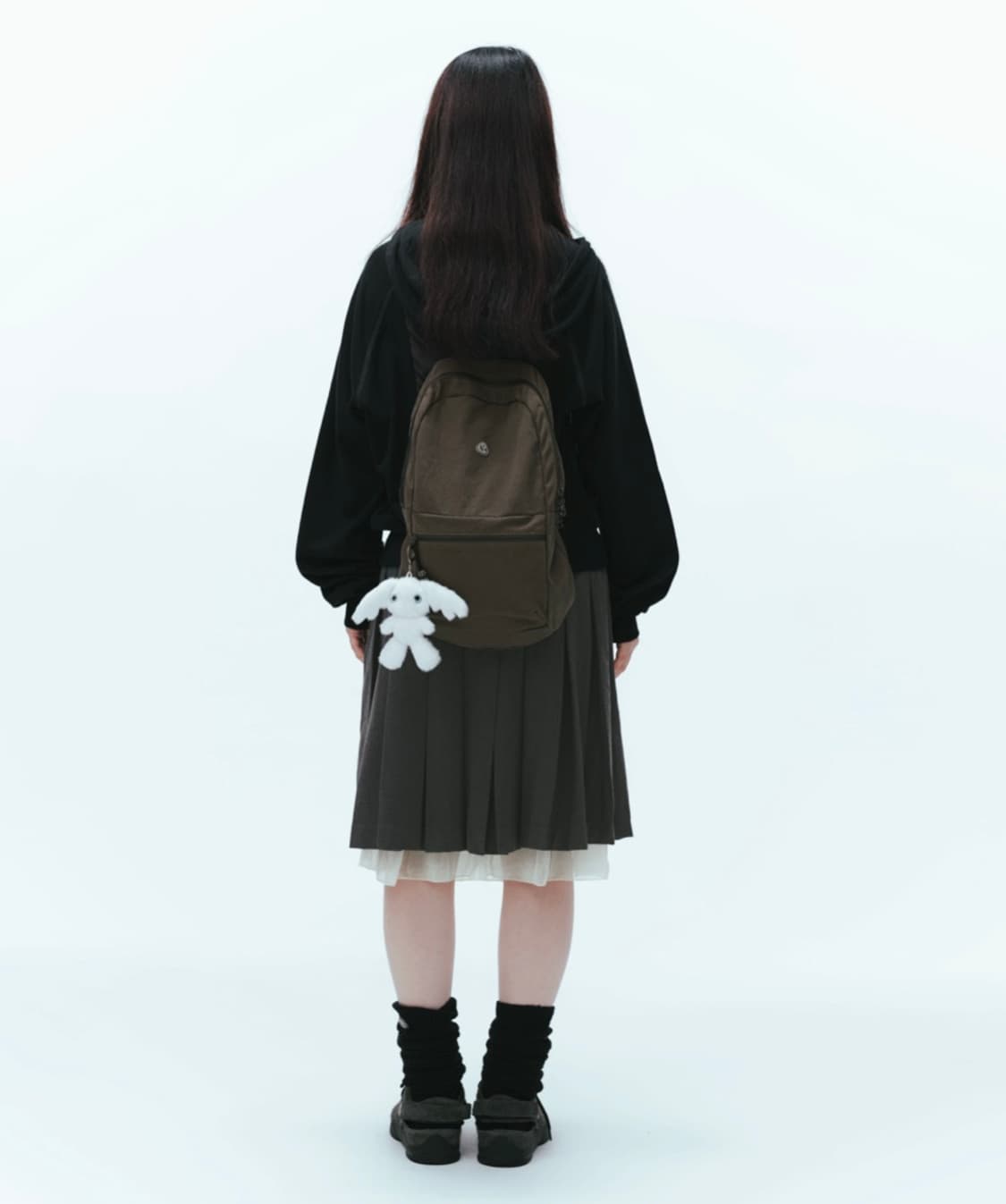 PUCKERING HOOD ZIP-UP BLACK 상품이미지4