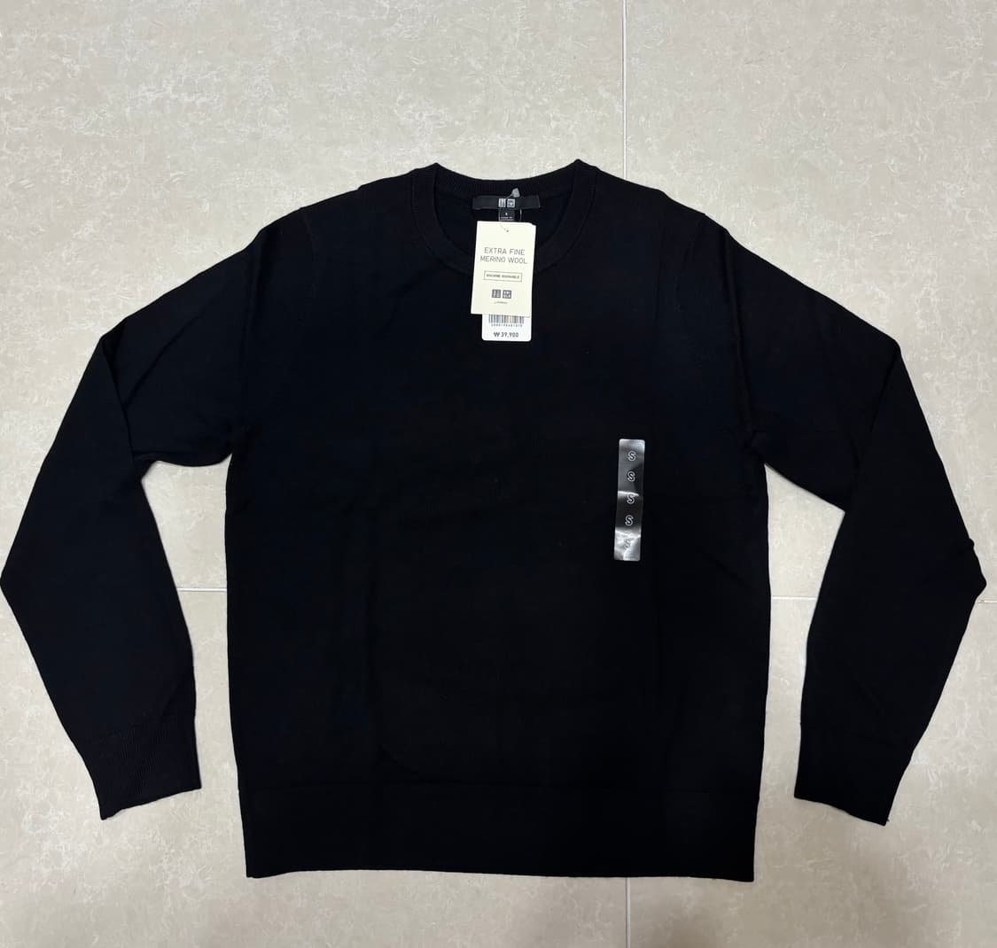 유니클로 엑스트라 파인 메리노 울 스웨터 새상품 상품이미지1