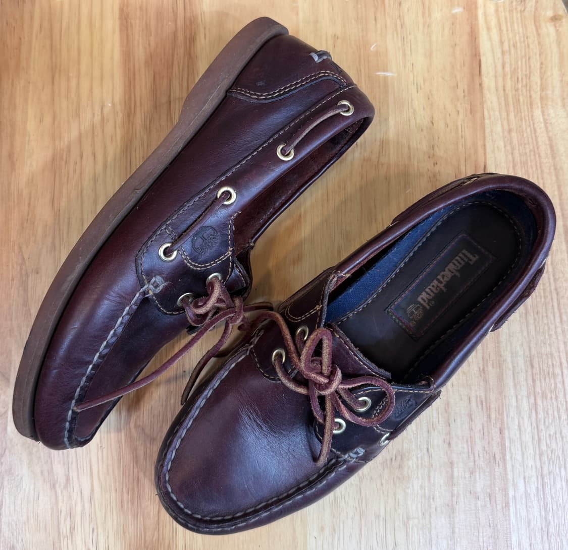 팀버랜드(Timberland) 클래식 2-아이 보트 슈즈6.5W(235) 상품이미지2