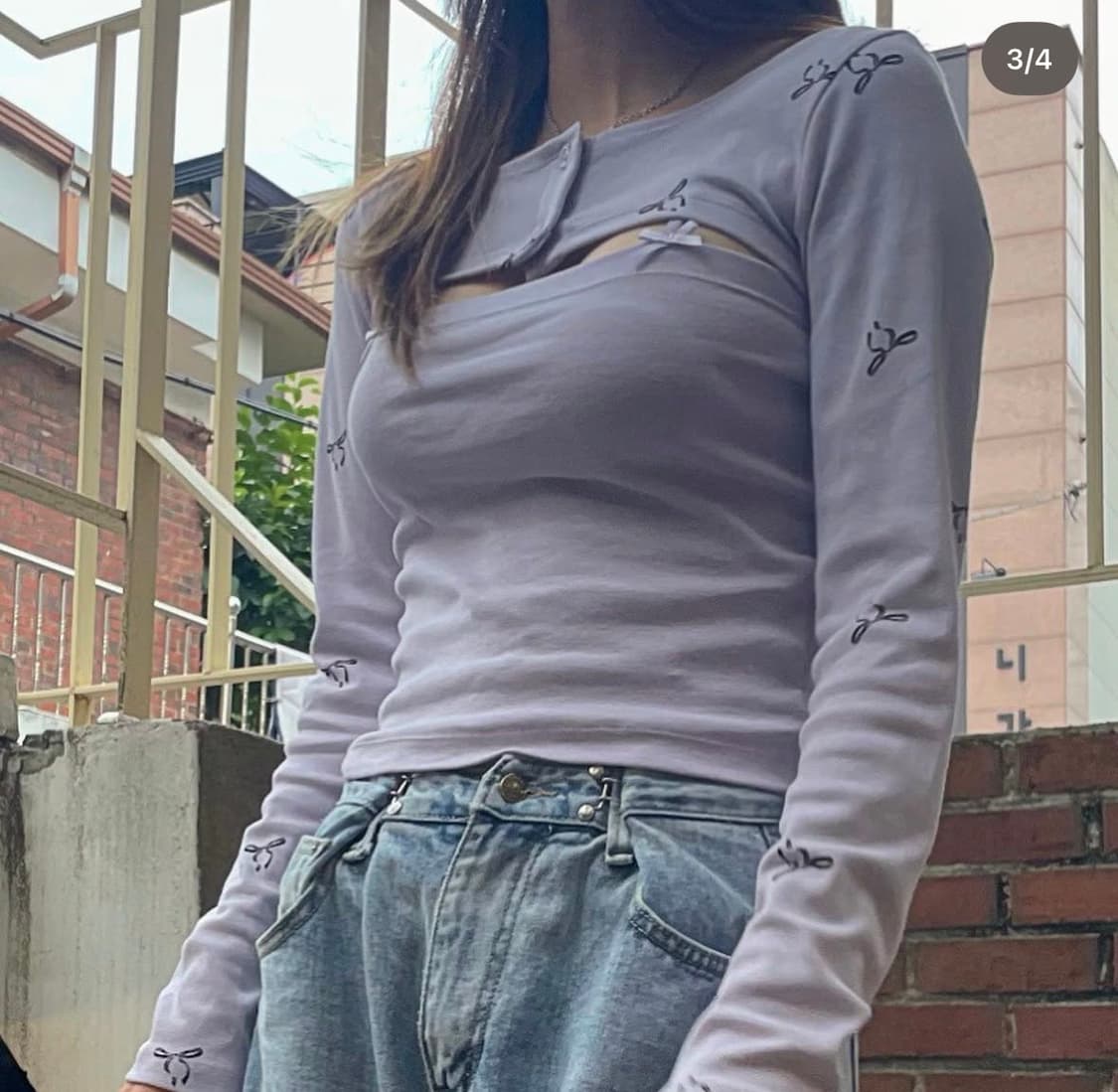 팝시즈 리본나시+볼레로 세트 상품이미지1