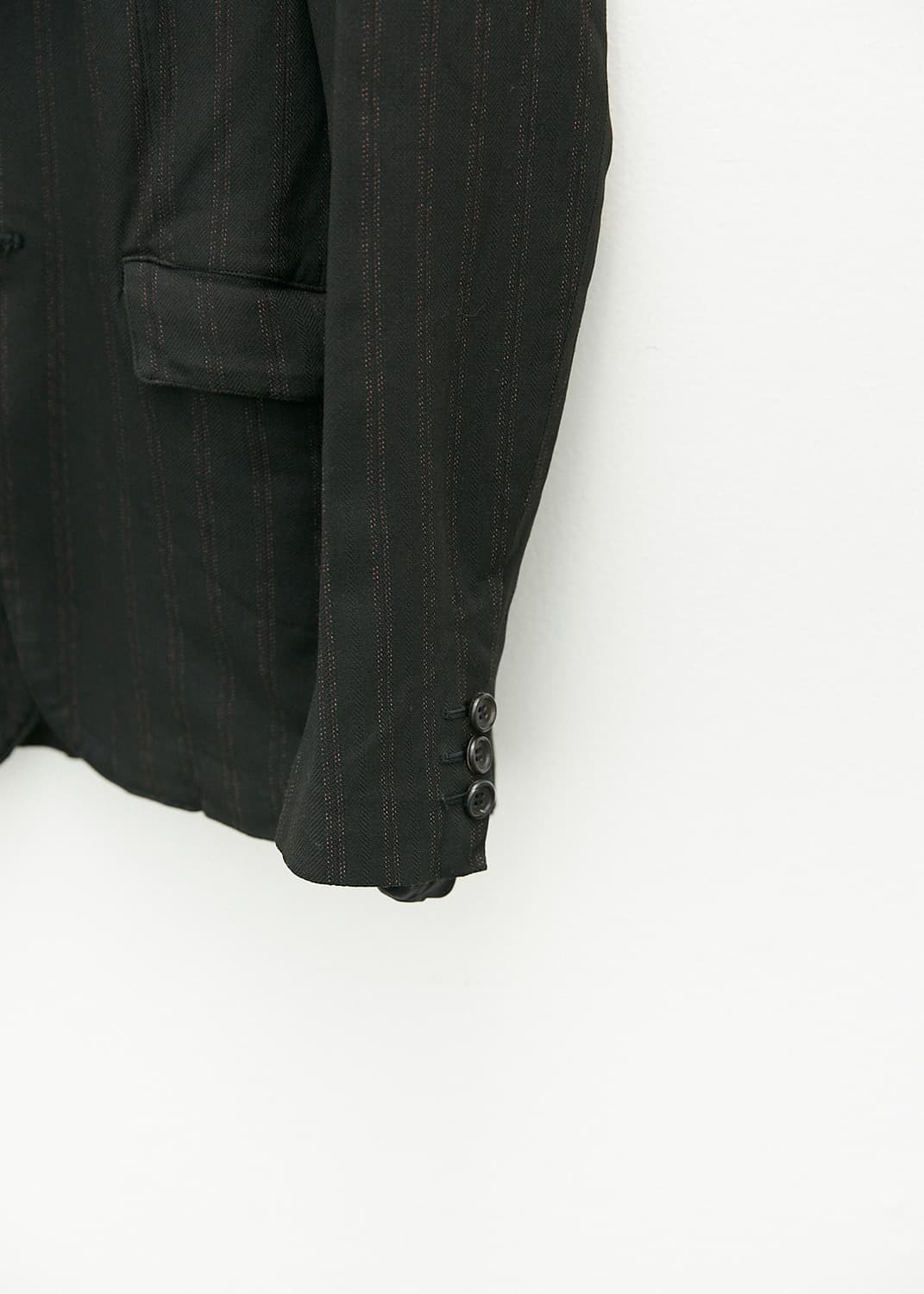 Boiled Polyester Stripe Blazer 상품이미지3