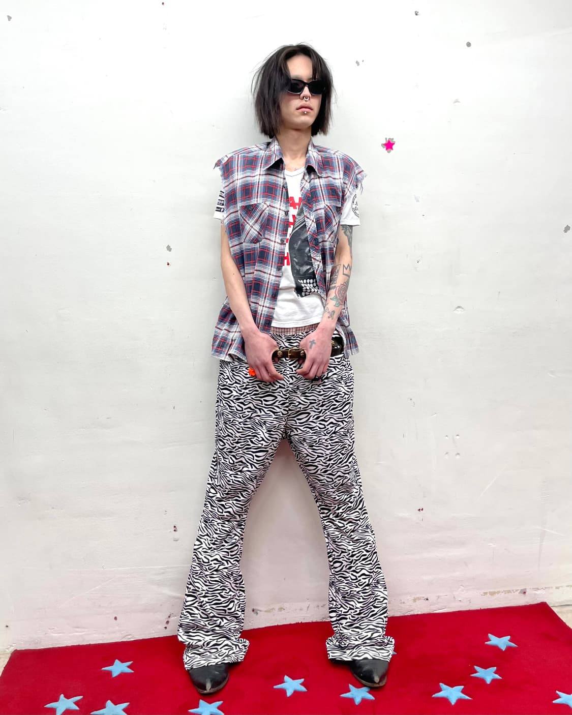 Shoulder Damage Shirt Vest 상품이미지6