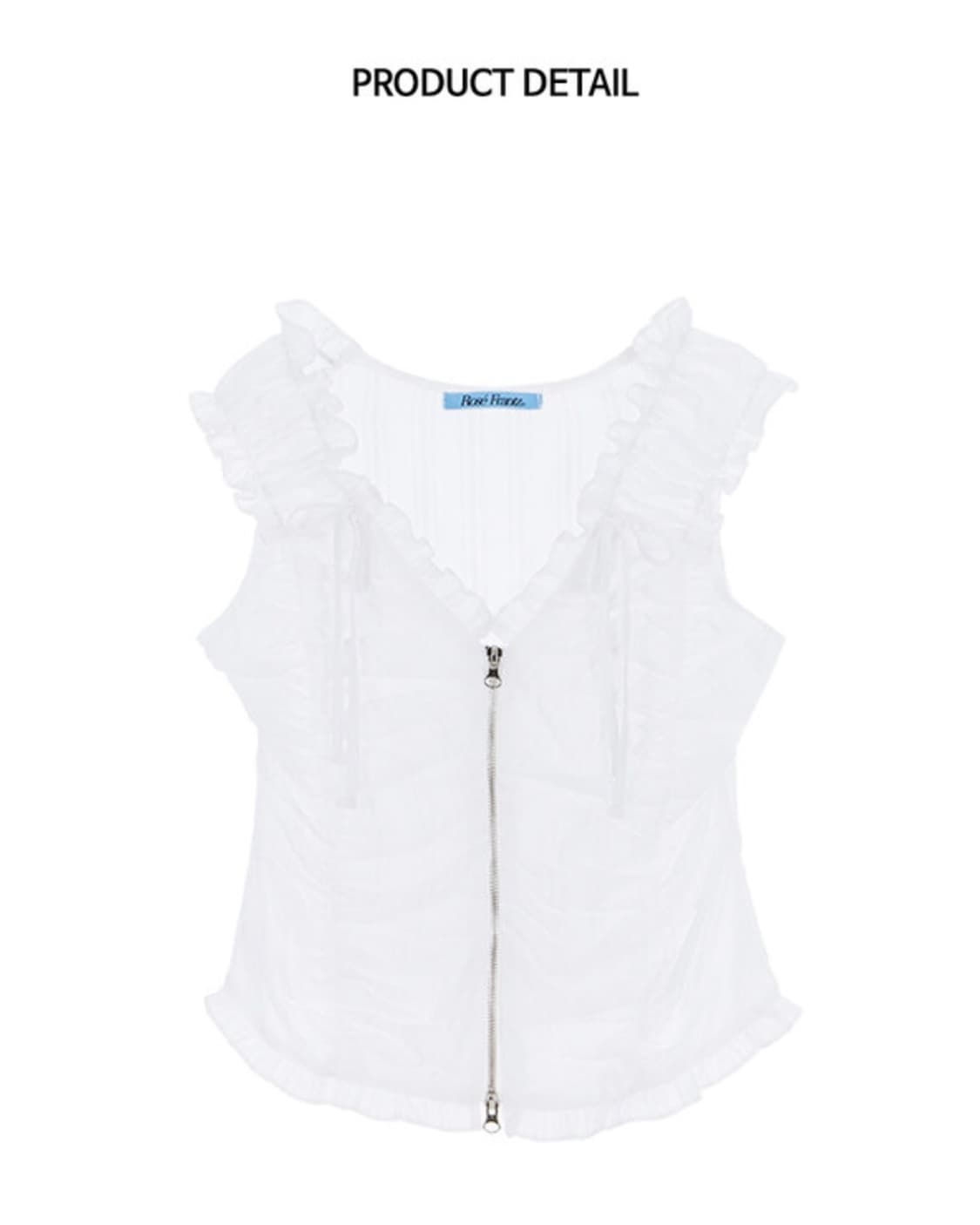 로제프란츠 Two-way Frill Ribbon Sleeveless 상품이미지5