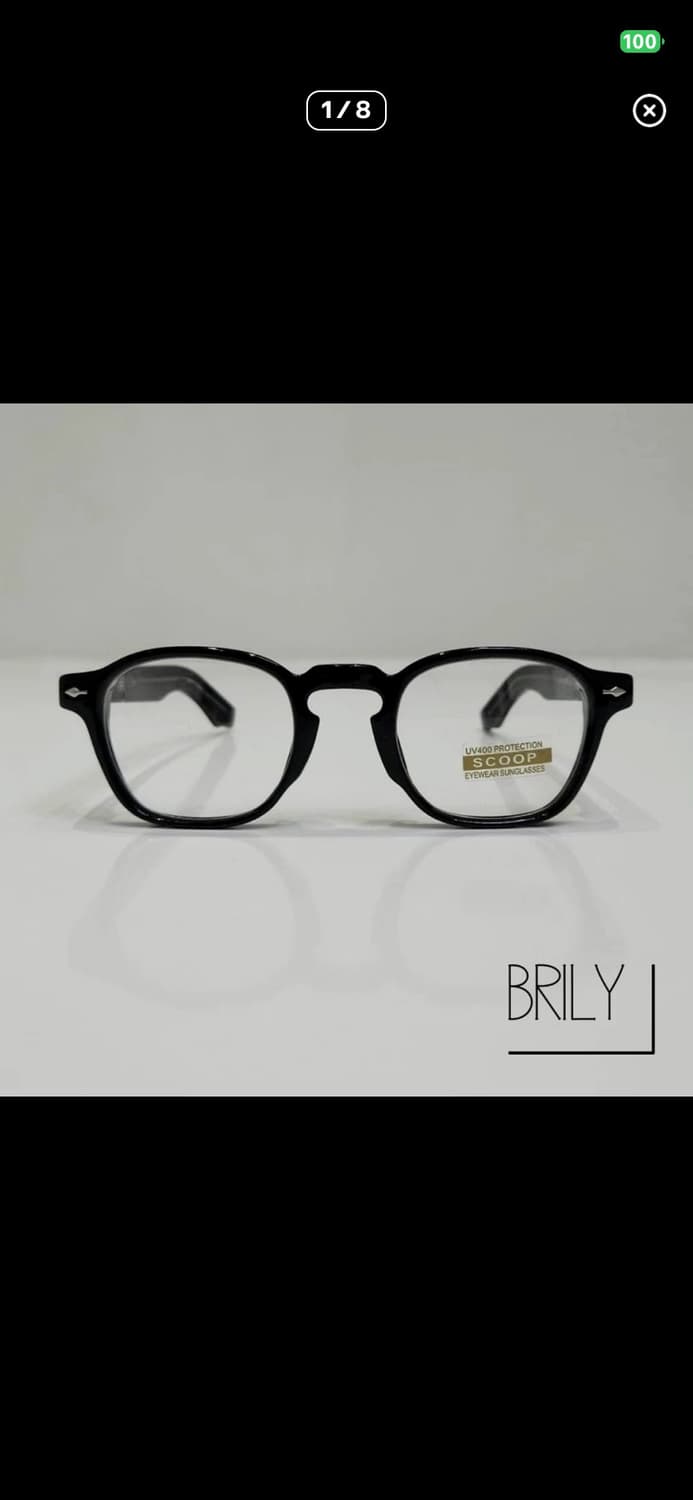 [Unisex] MAY 자크 제피린 무드 올드머니 뿔테 안경 상품이미지1