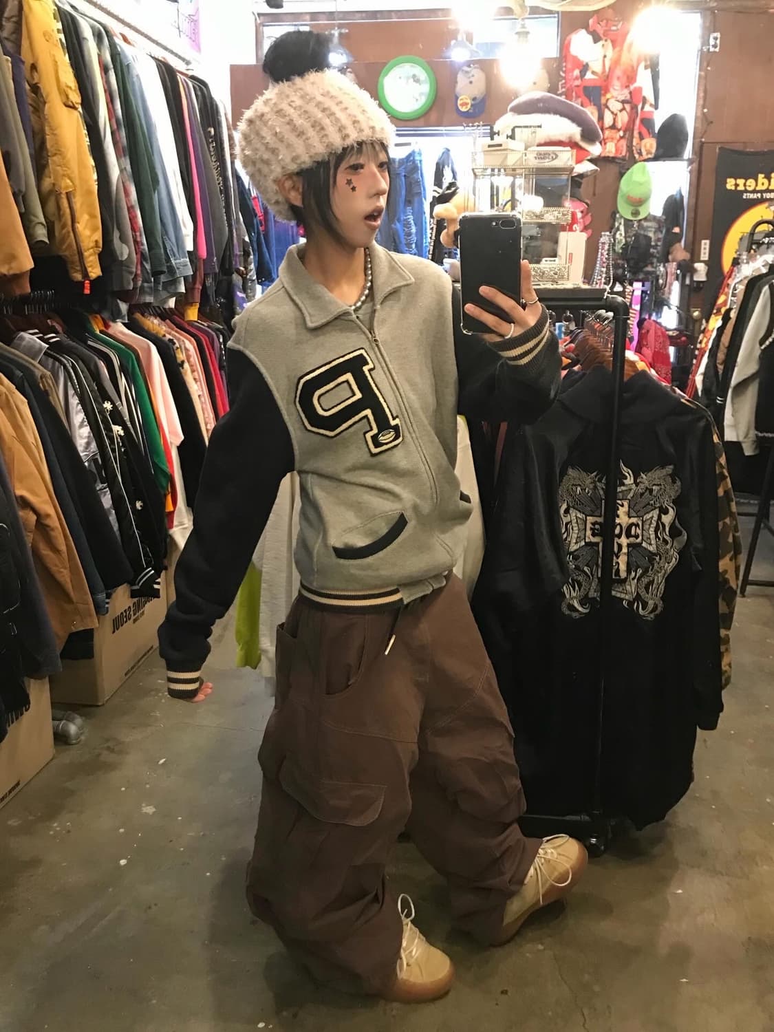 Polo Big Logo Knit Varsity Jacket 상품이미지4