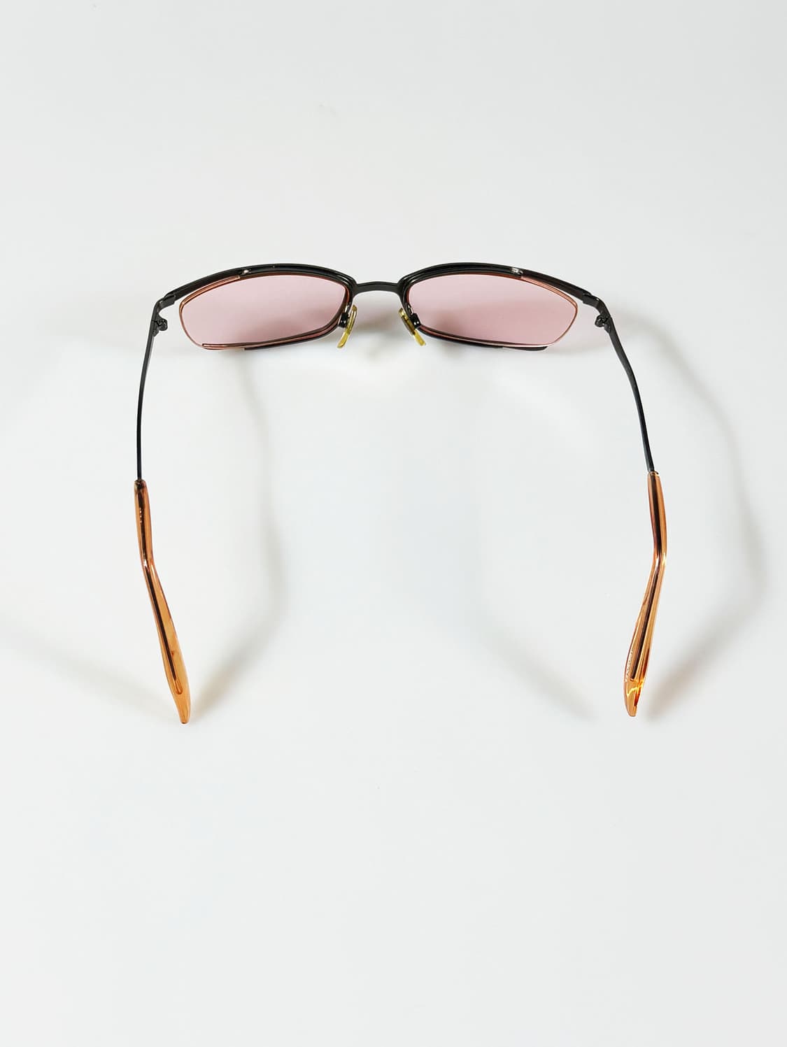 90s UNOSOLEIL 슬림 스퀘어 메탈 틴트 빈티지 선글라스 상품이미지5