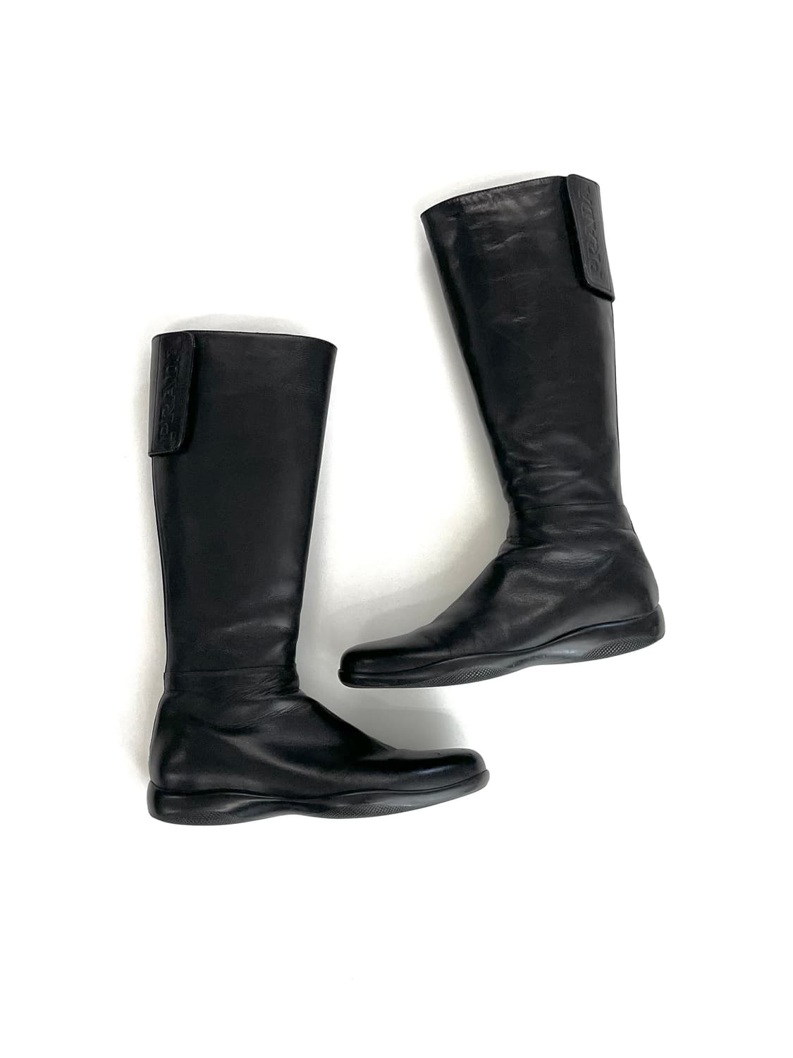 프라다 스포츠 레더 모터 부츠 상품이미지1