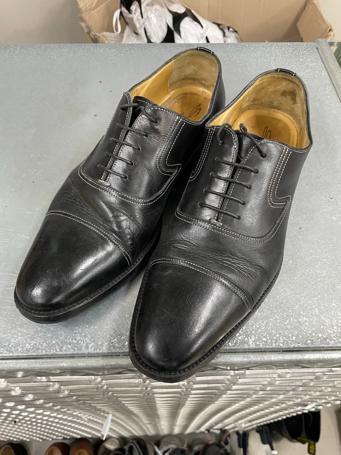 산토니 레더 옥스포드 로퍼 8 (gr-4576) 상품이미지2