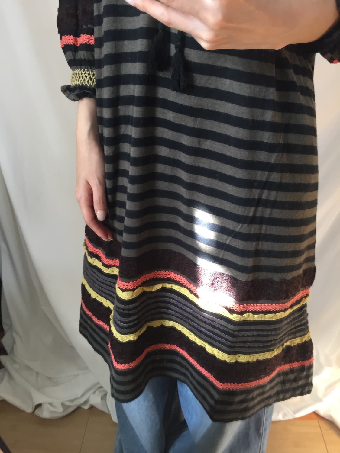 모리걸 하구미 레이어드 원피스 상품이미지5