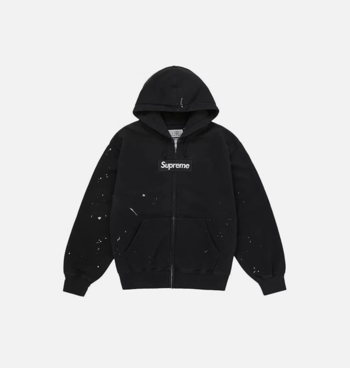 슈프림 x mm6 박스로고 후드집업 상품이미지1