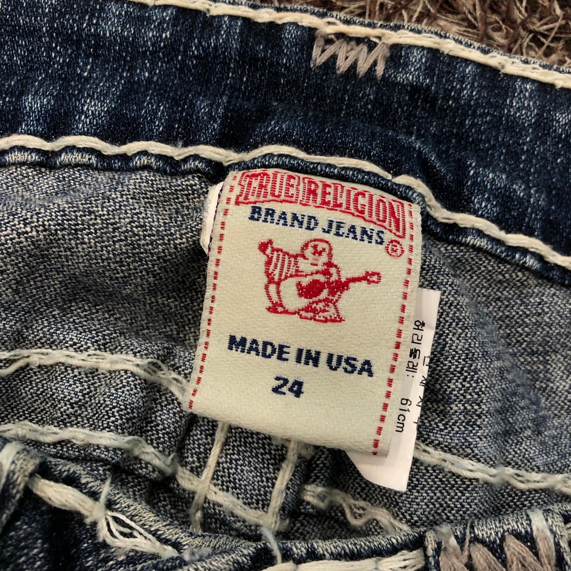 트루릴리전 스텔라 슈퍼티 워싱 데님 팬츠 상품이미지7