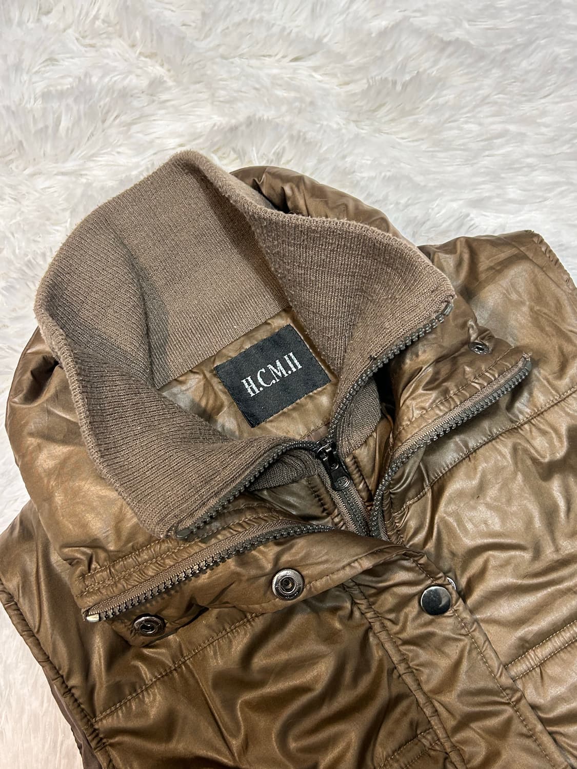 00s 2-way gimmick padding vest 상품이미지2