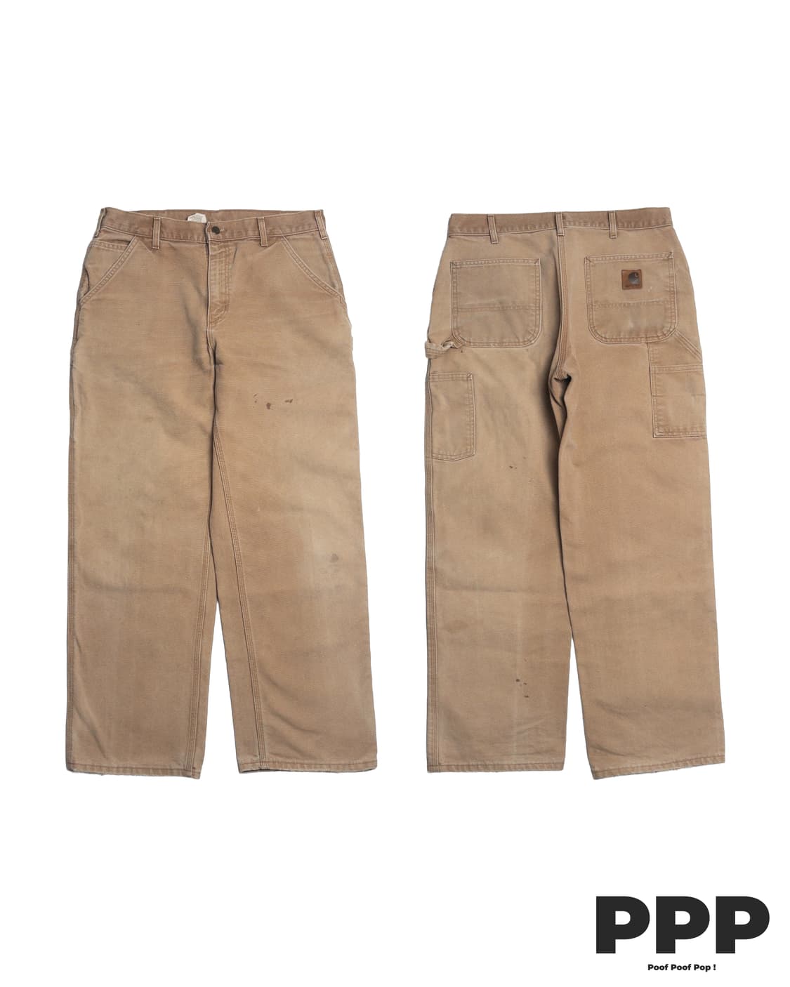 USA Carhartt Carpenter Pants B11-BRN 상품이미지4