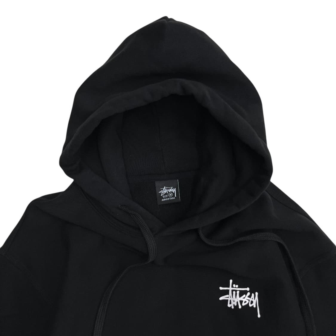 스투시 미니로고 블랙 후드 M 상품이미지5