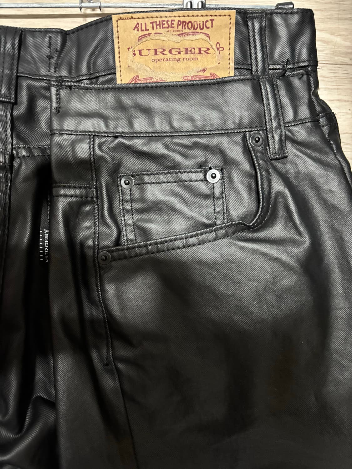 surgery double folding 와이드 진 상품이미지4