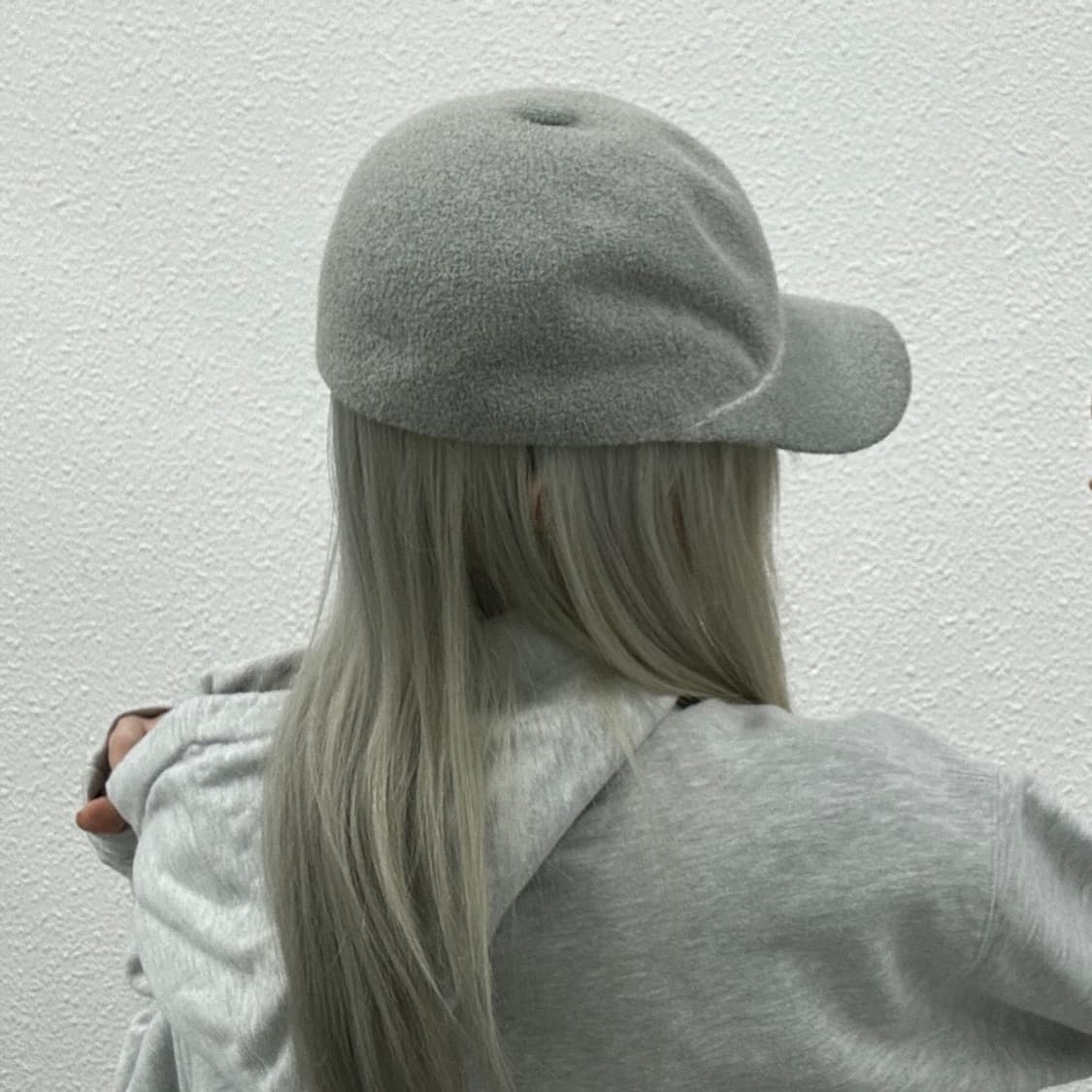 캉골 센터로고 그레이 볼캡 상품이미지3