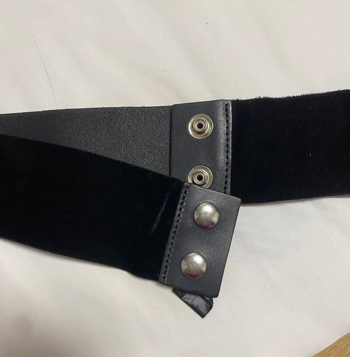 마쥬 가죽 벨벳 벨트 상품이미지3