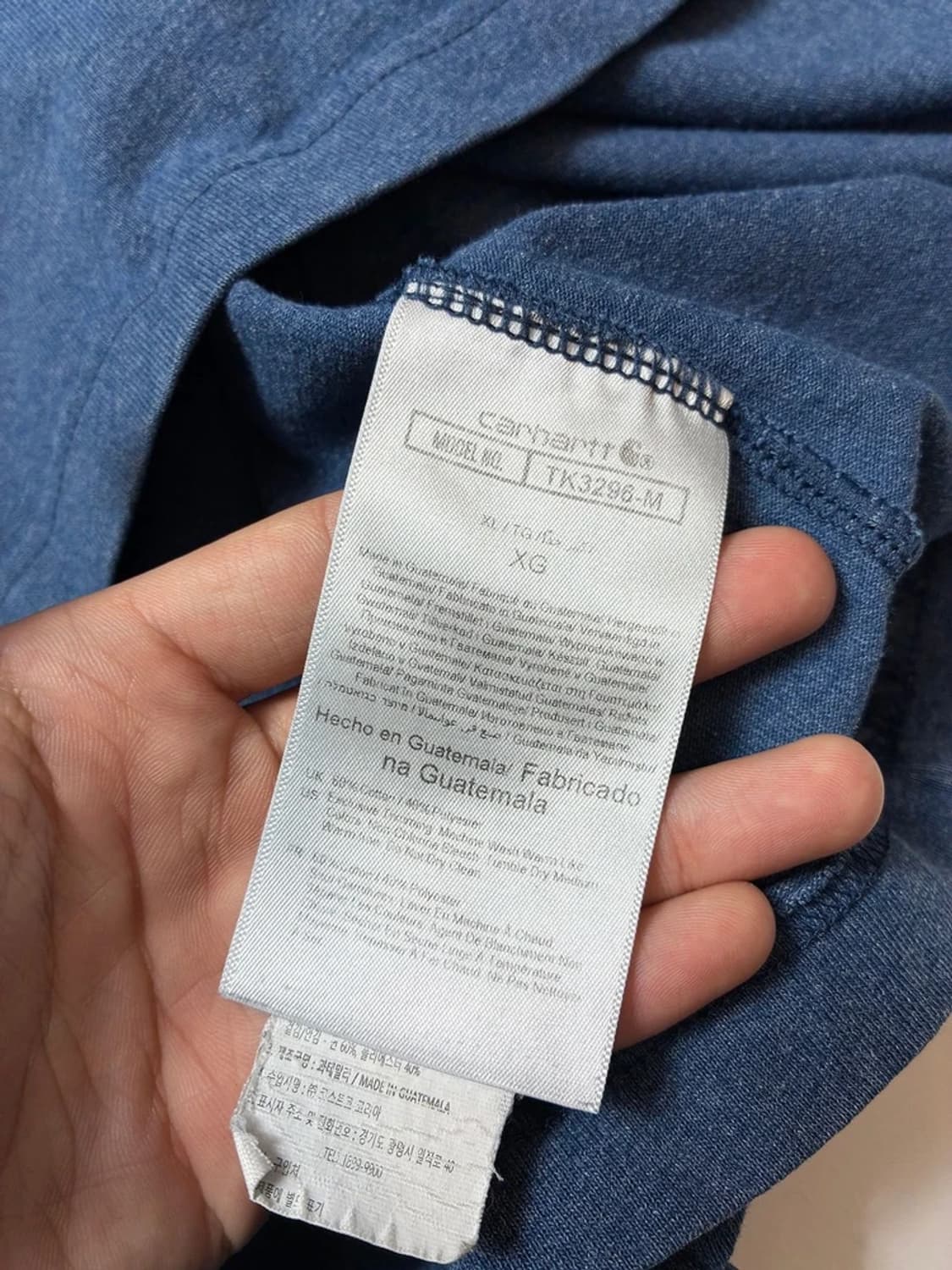 칼하트 숏슬리브 포켓 로고 반팔 티셔츠 PN9603 상품이미지6