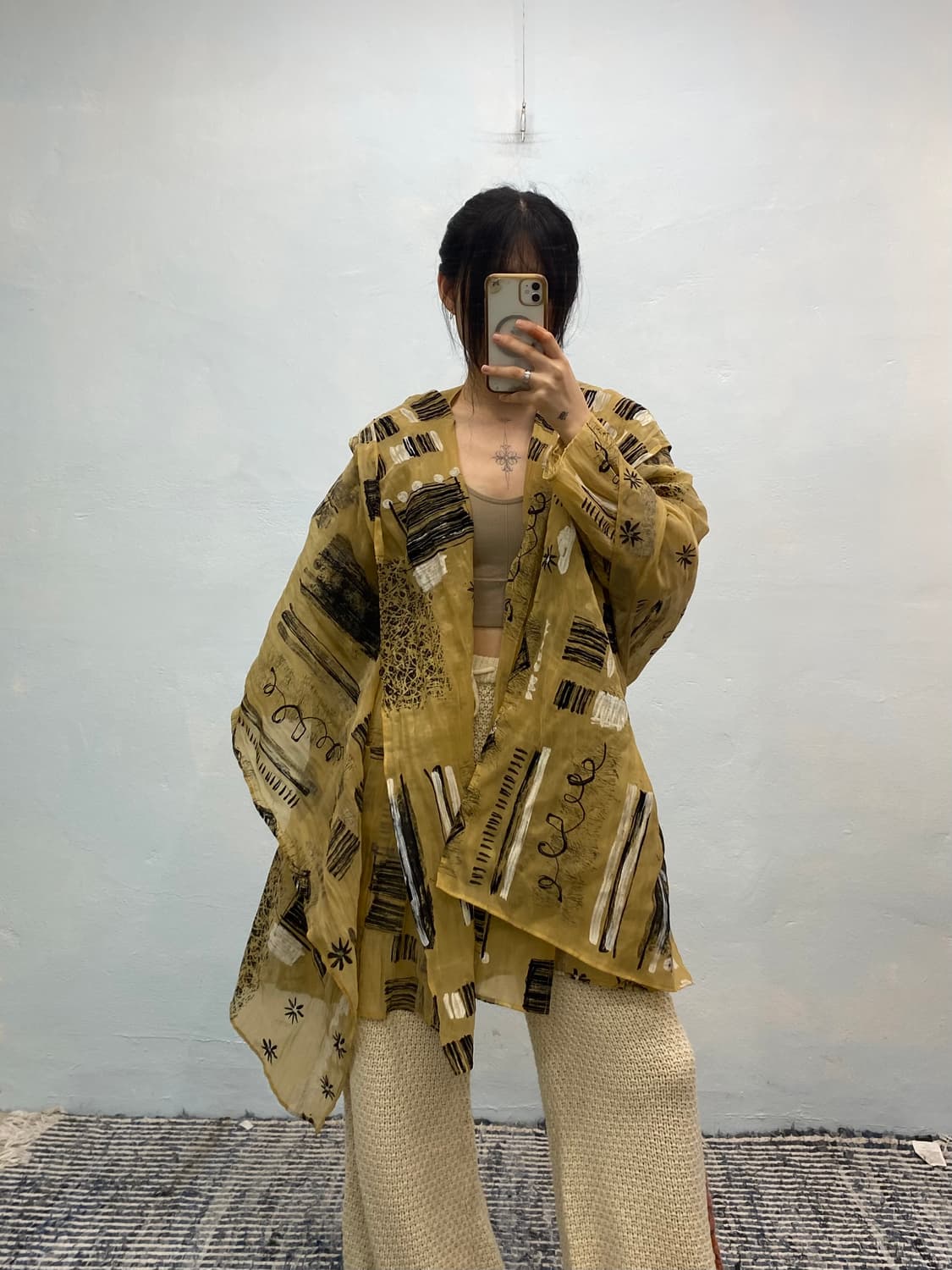 Issey miyake robe coat 상품이미지3