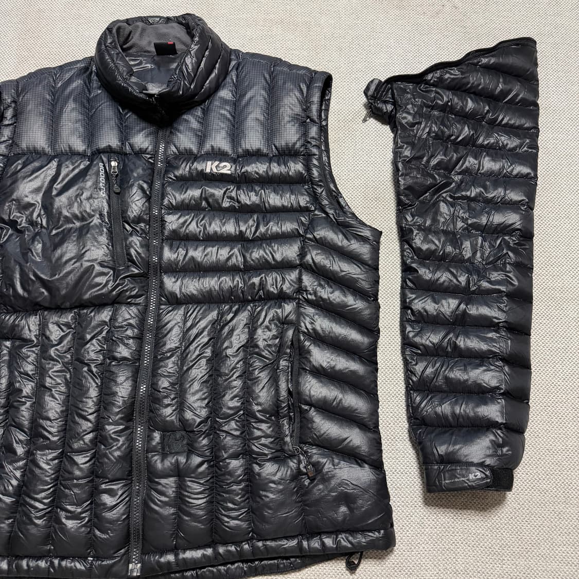 K2 800필 경량패딩 자켓 (팔 탈부착 가능) 상품이미지4