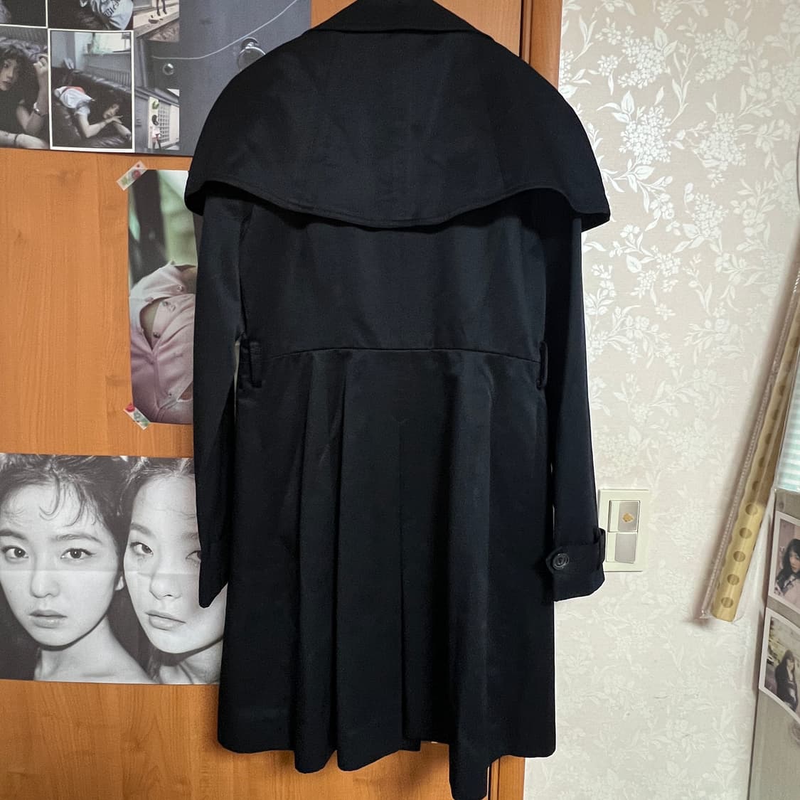 네이비 케이프 트렌치코트 상품이미지2