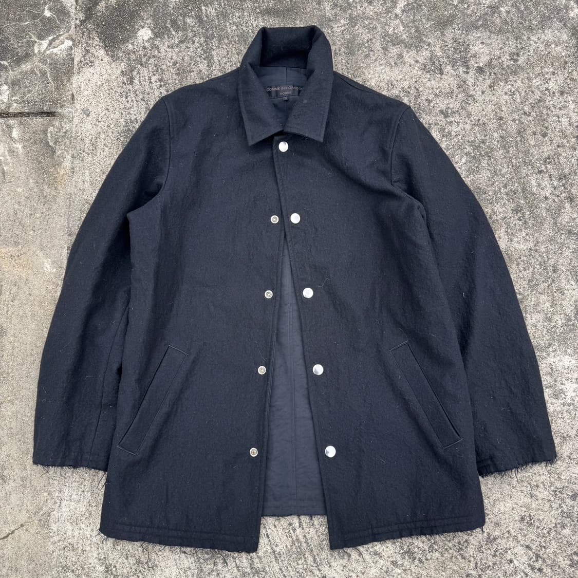 [M~L] 02AW 꼼데가르송 옴므 양면 코트 상품이미지2