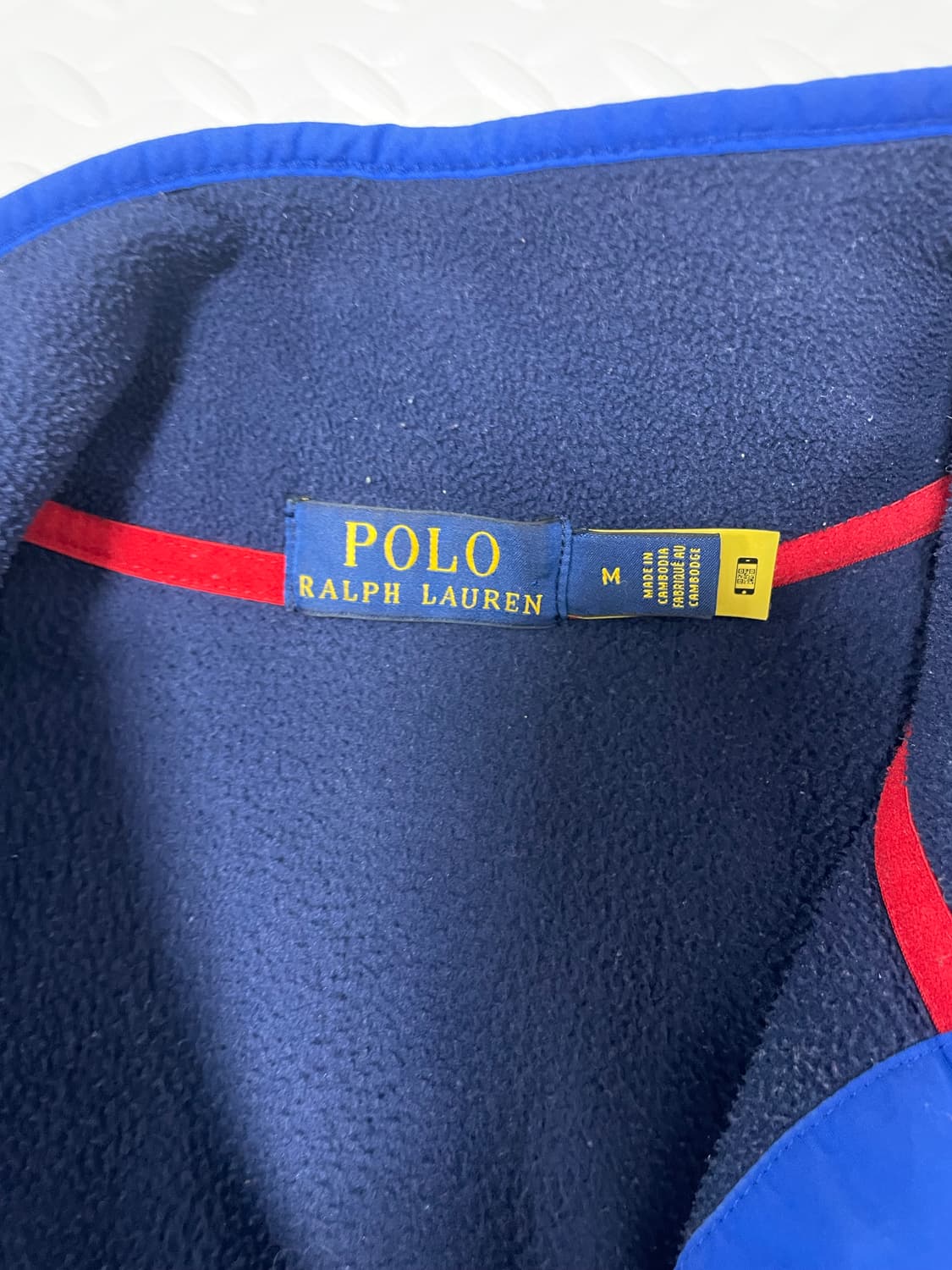 폴로 랄프로렌 플리스 풀오버 스냅버튼 m 상품이미지4