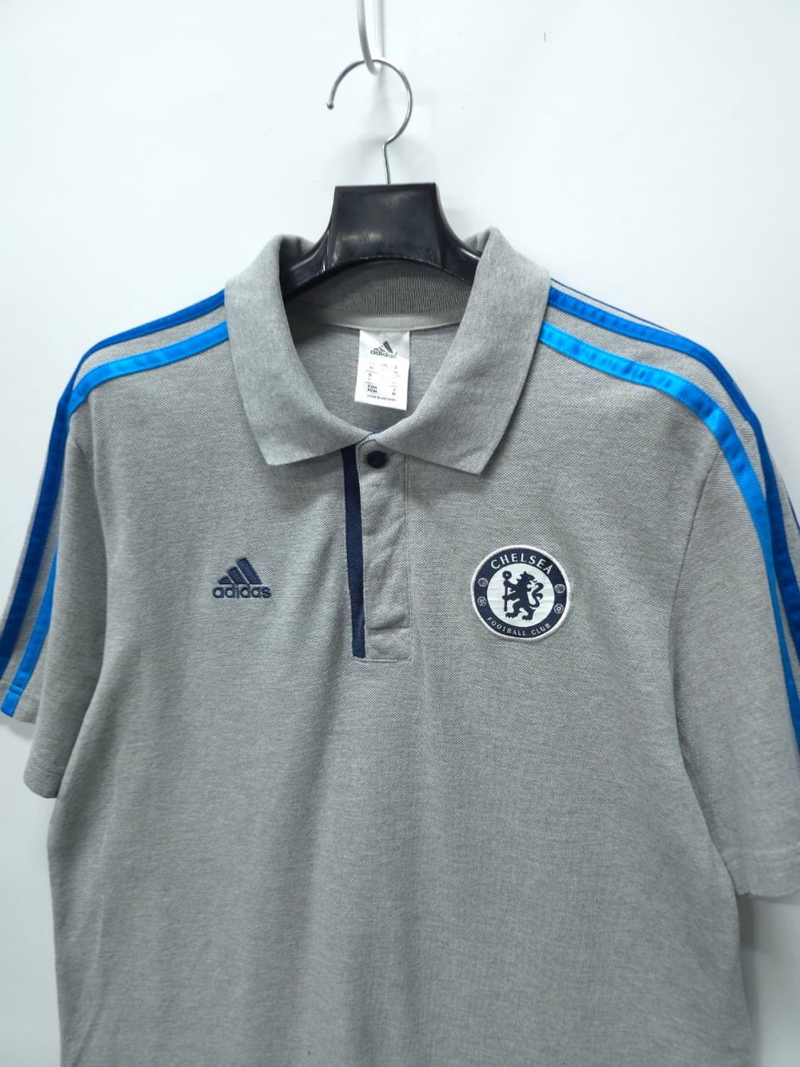 아디다스 첼시 FC 삼선 로고 반팔 카라티 (100) 상품이미지2