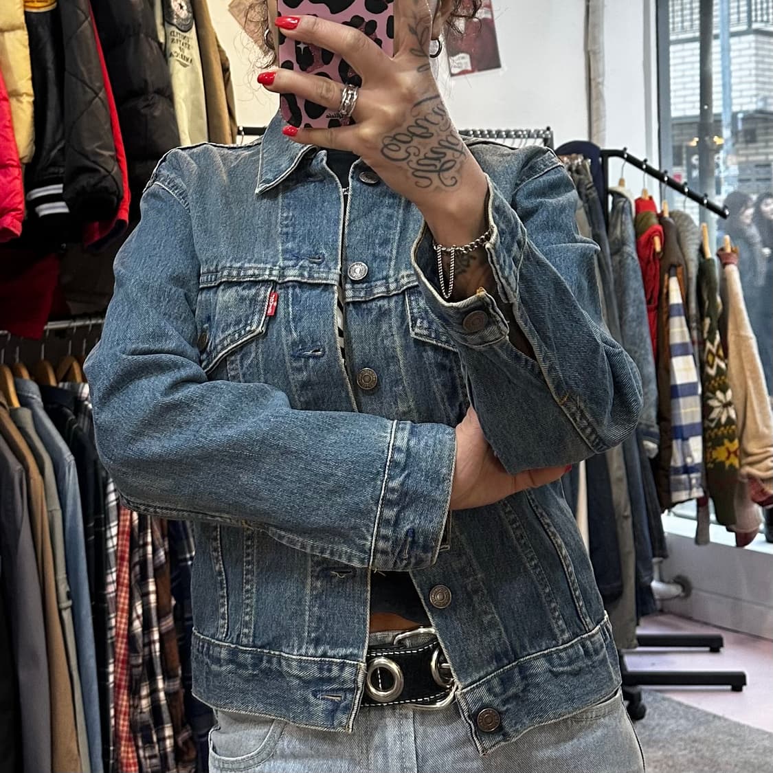 리바이스 3세대 중청 트러커 자켓M 상품이미지2