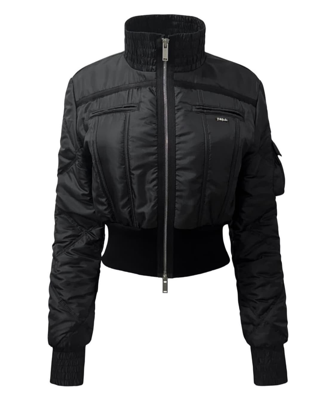 페일제이드 빈티지 줄리 패디드 자켓 블랙 상품이미지4