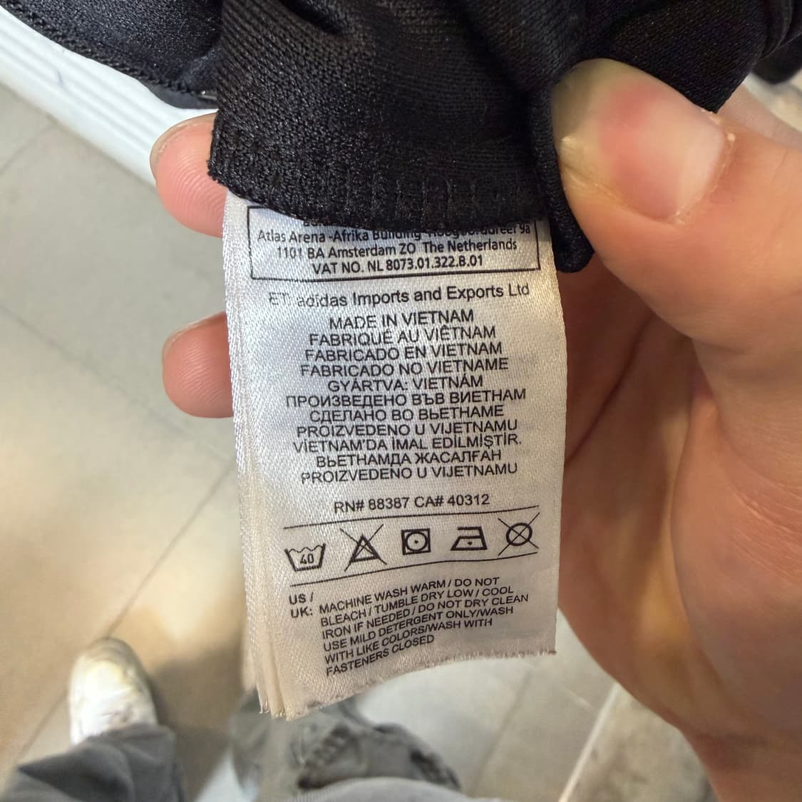 아디다스 올드스쿨 립스탑 올블랙 트랙탑 상품이미지5