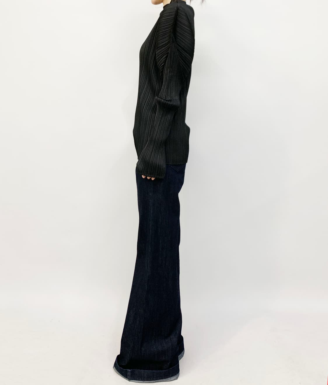 플리츠 플리즈 블라우스 상품이미지2