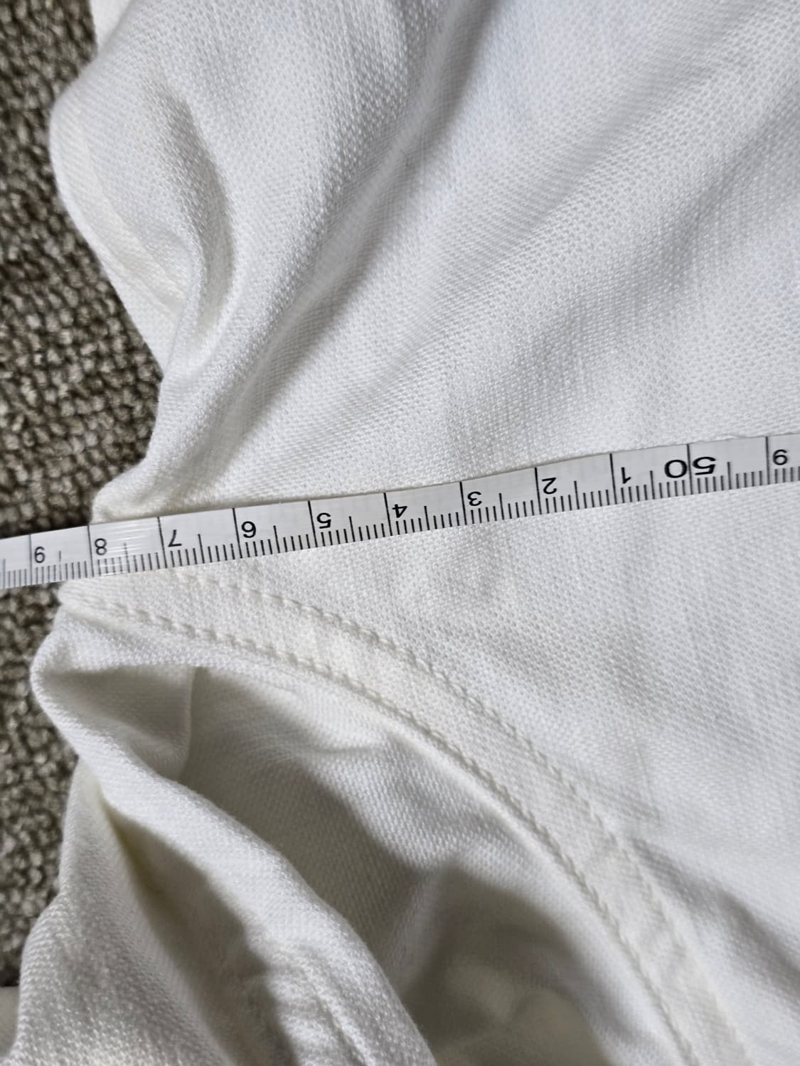 타임원클로딩 엣라스트 엣라코 데님 세일러 커버올 자켓44 화이트 부처프로 상품이미지8