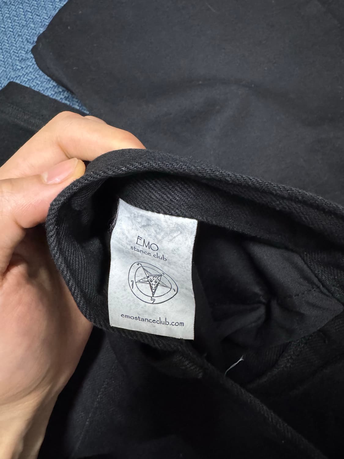 emostanceclub 레더 패치 플레어진 상품이미지4