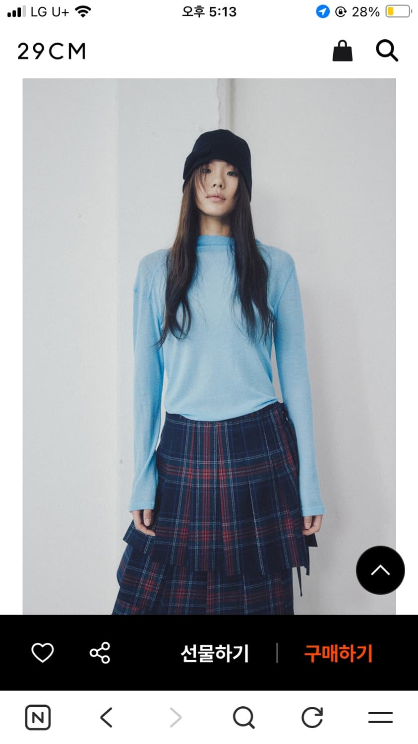 리얼리티픽션 SOFT BOW BEANIE 상품이미지3