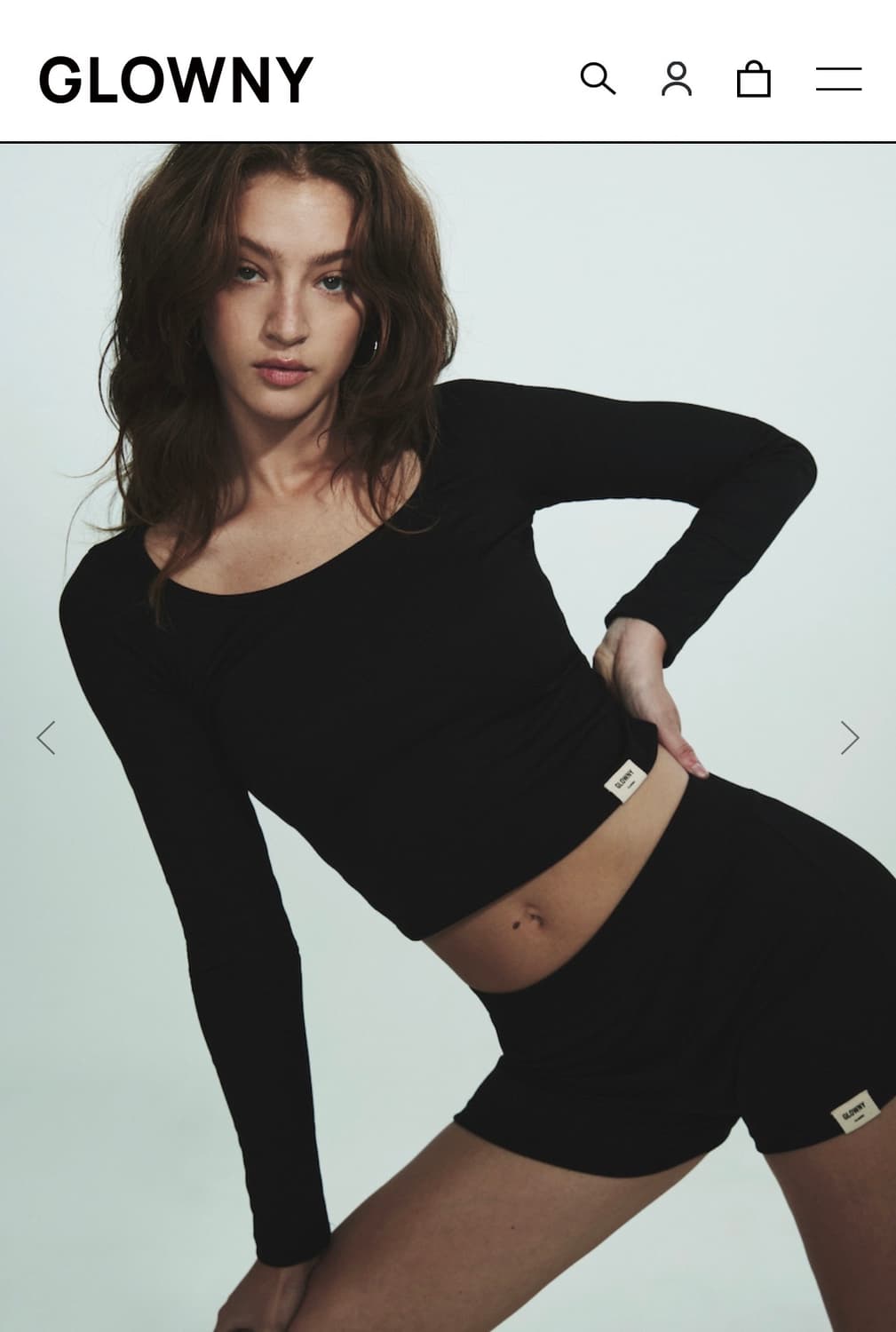 글로니 G Classic Rib Scoop Long Sleeve 상품이미지1