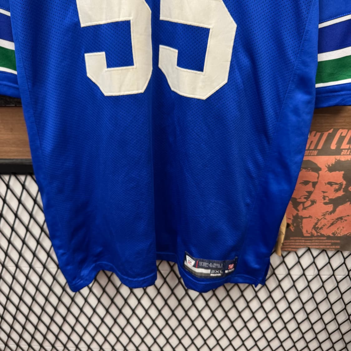리복 NFL 이큅먼트 시애틀 시호크스 풋볼 저지 블루 상품이미지6