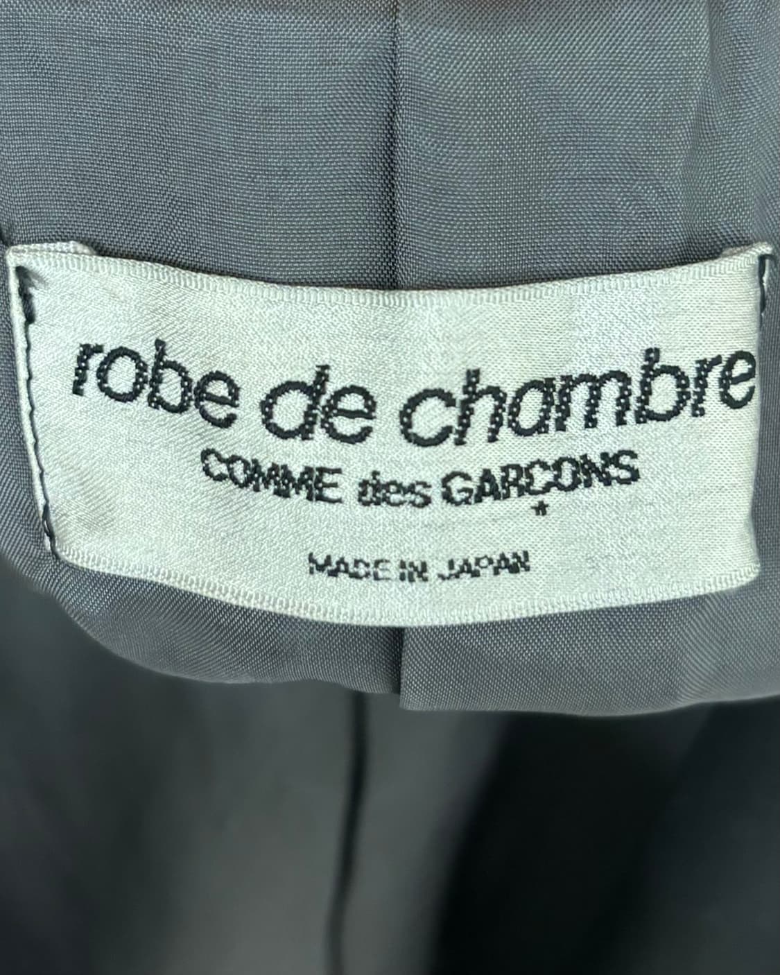 로브 드 샹브르 꼼데가르송 블랙 싱글 베스트 상품이미지7