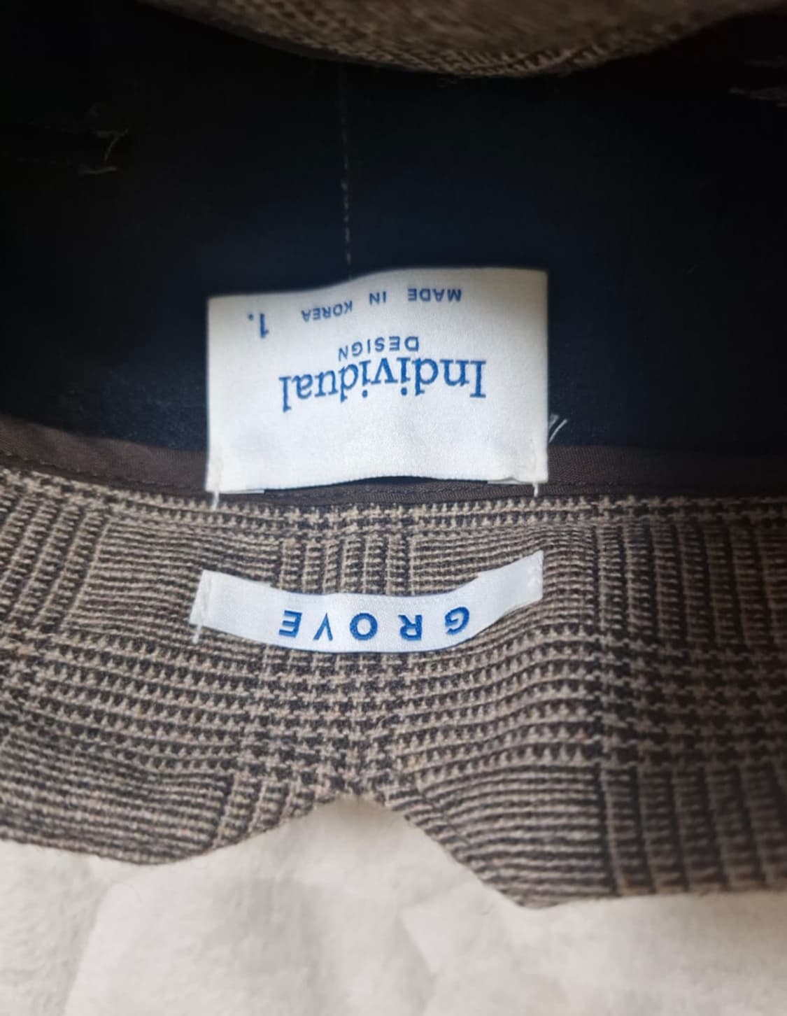 그로브 차정원 헤링본 스커트 상품이미지3