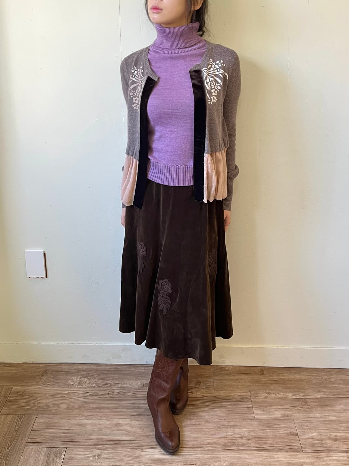 SPORTMAX CODE 벨벳 트랙 가디건 상품이미지7