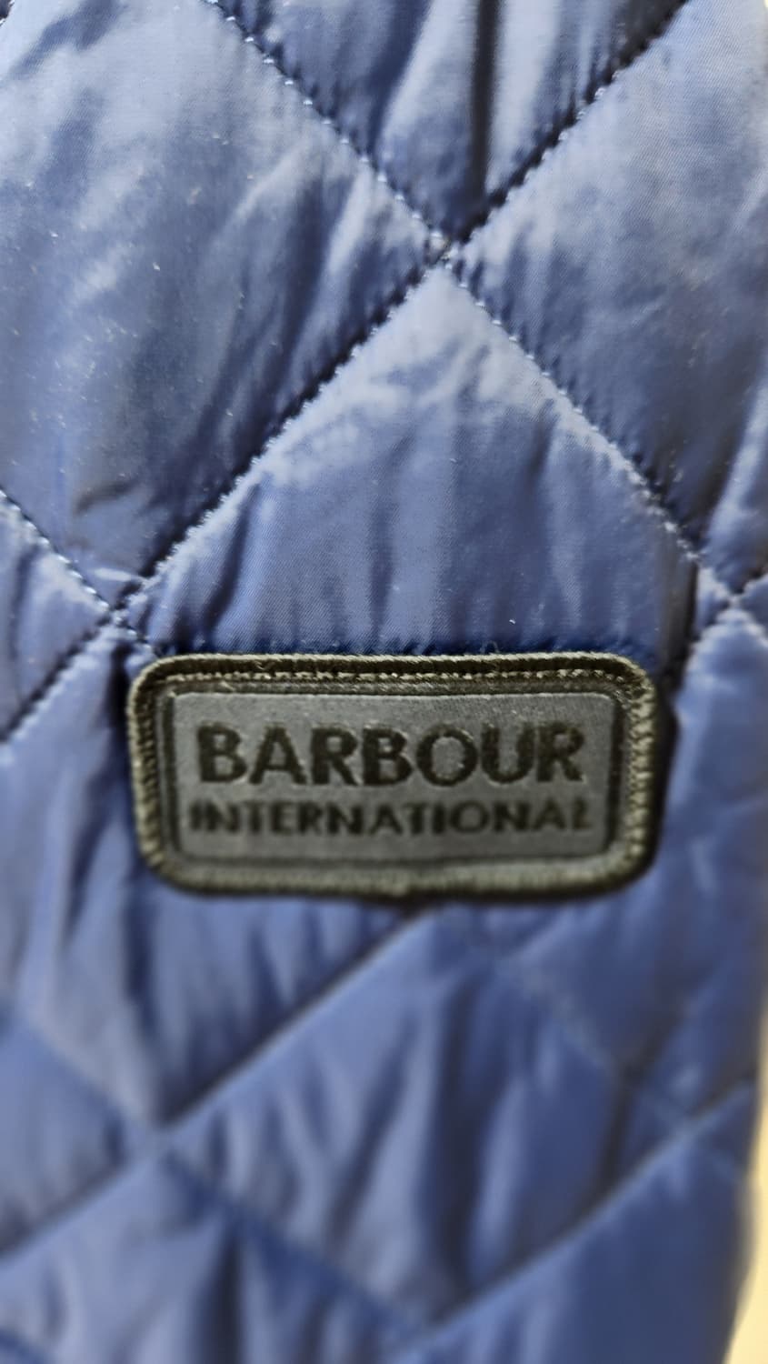(새상품)바버 인터내셔널 아리엘 퀼팅자켓 네이비 XL 상품이미지3