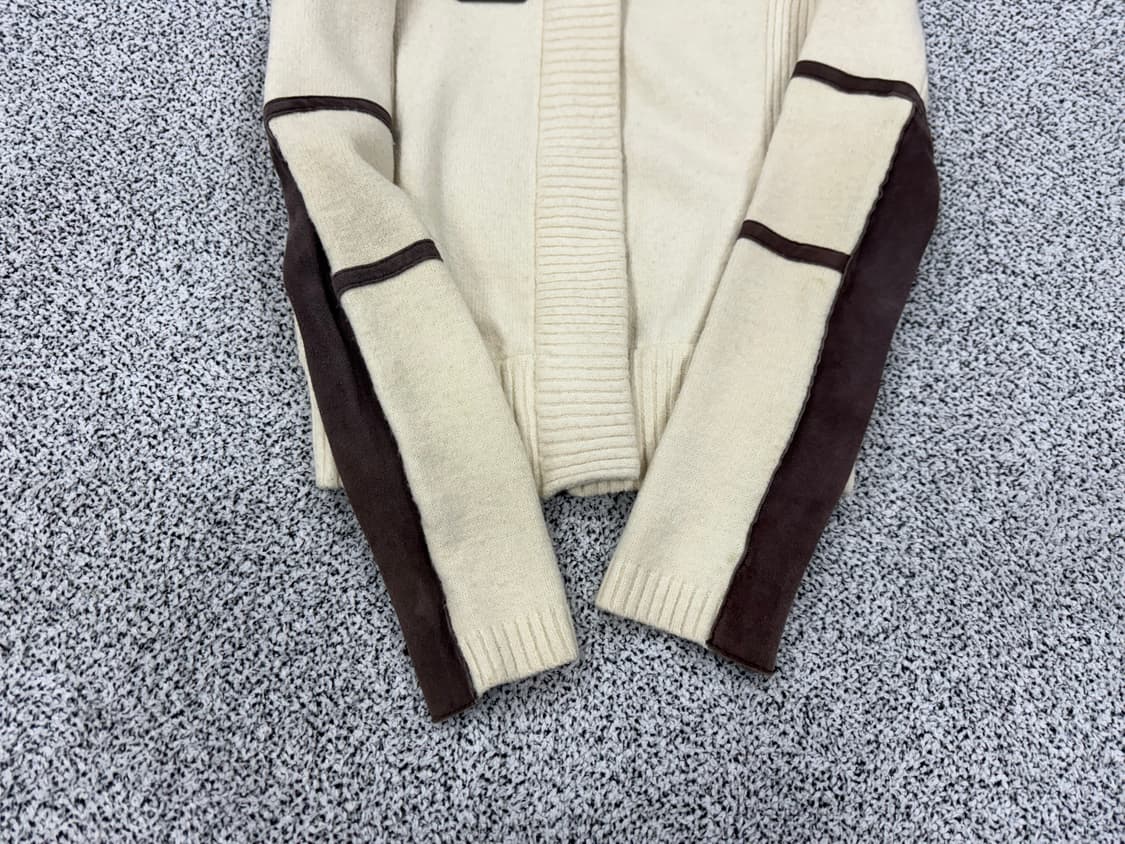 AX 알마니익스체인지 울혼방 레더 니트집업 상품이미지3