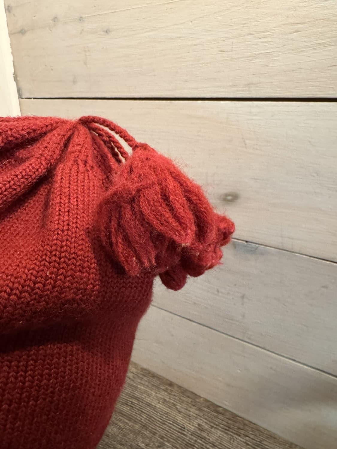 폴로 랄프로렌 성조기 패치 니트 비니 레드 상품이미지3