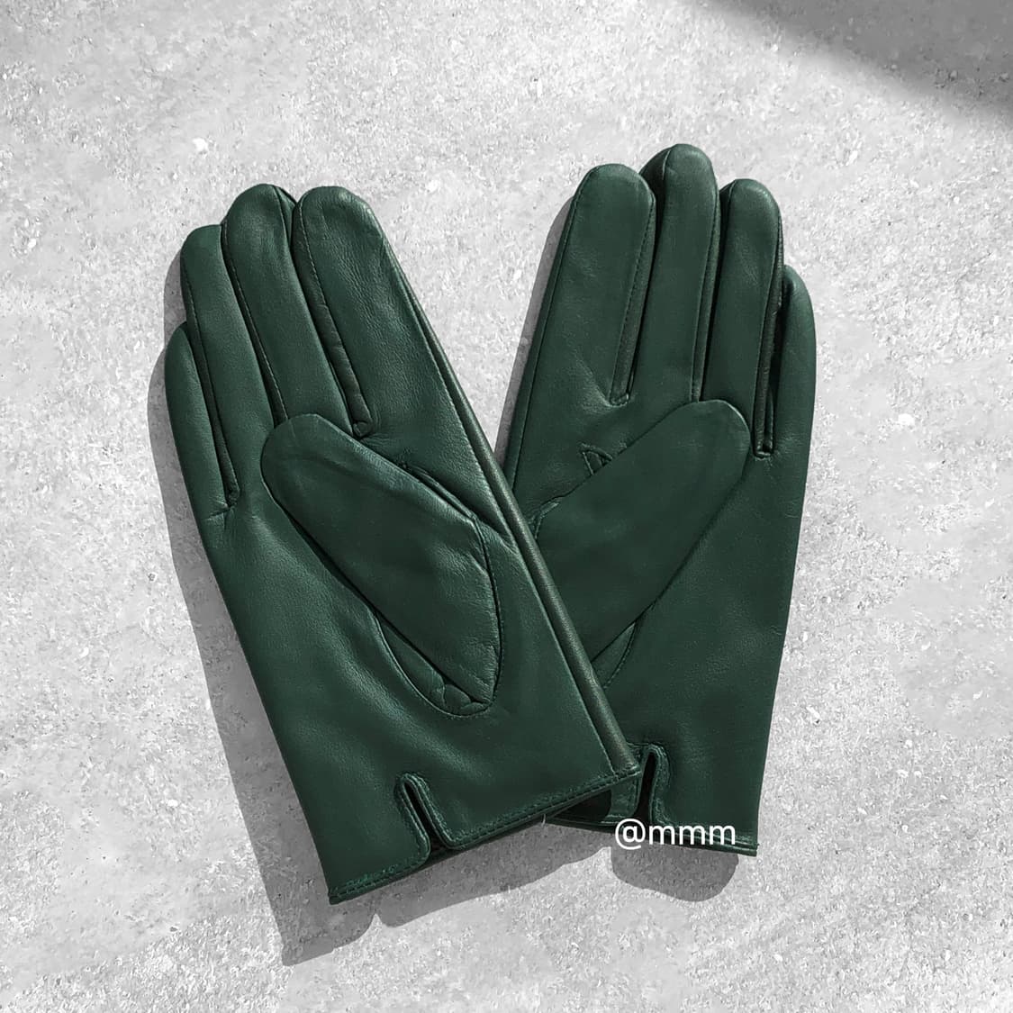 [Unisex] 램스킨 가죽 장갑 그린 상품이미지3
