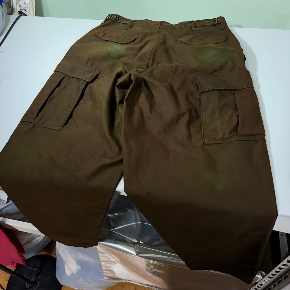 M US ARMY 딥카키 레귤러핏 유틸리티 카고팬츠 상품이미지5