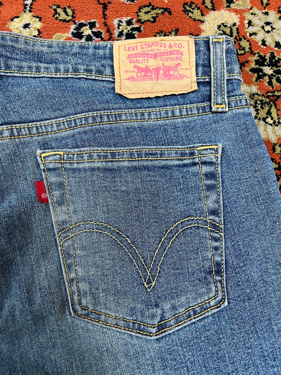 [L] 리바이스 빈티지 SUPER LOW 518 여성 부츠컷 데님 상품이미지8