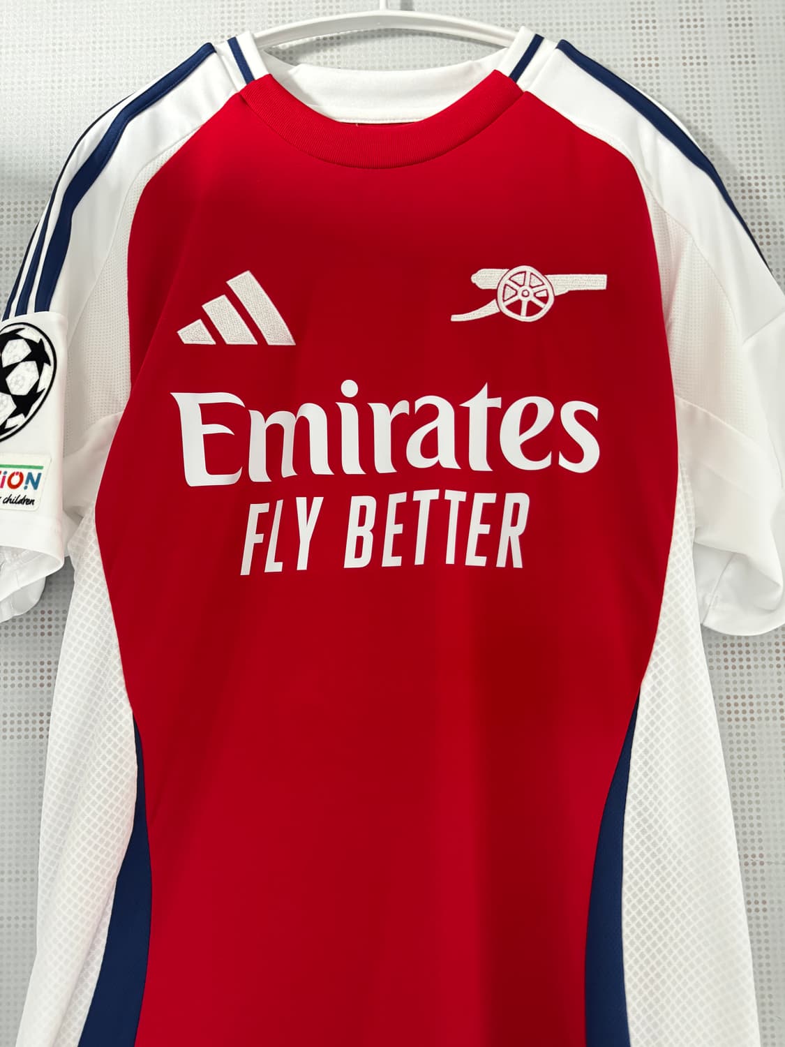 아스날 24/25 라이스 챔스 유니폼 상품이미지2
