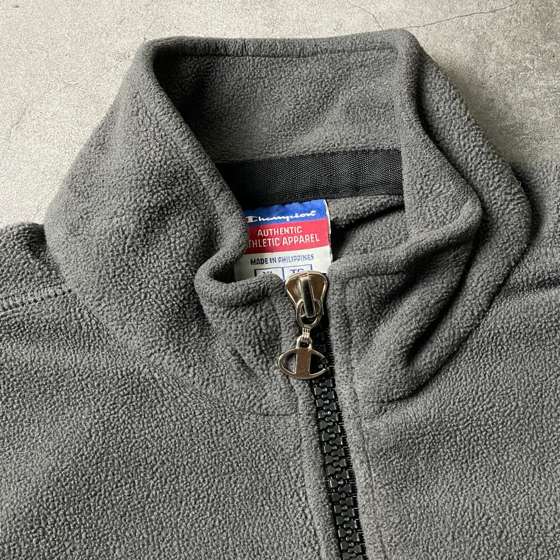 CHAMPION 00s 챔피온 빈티지 차콜 하프집업 플리스 A00553 상품이미지2